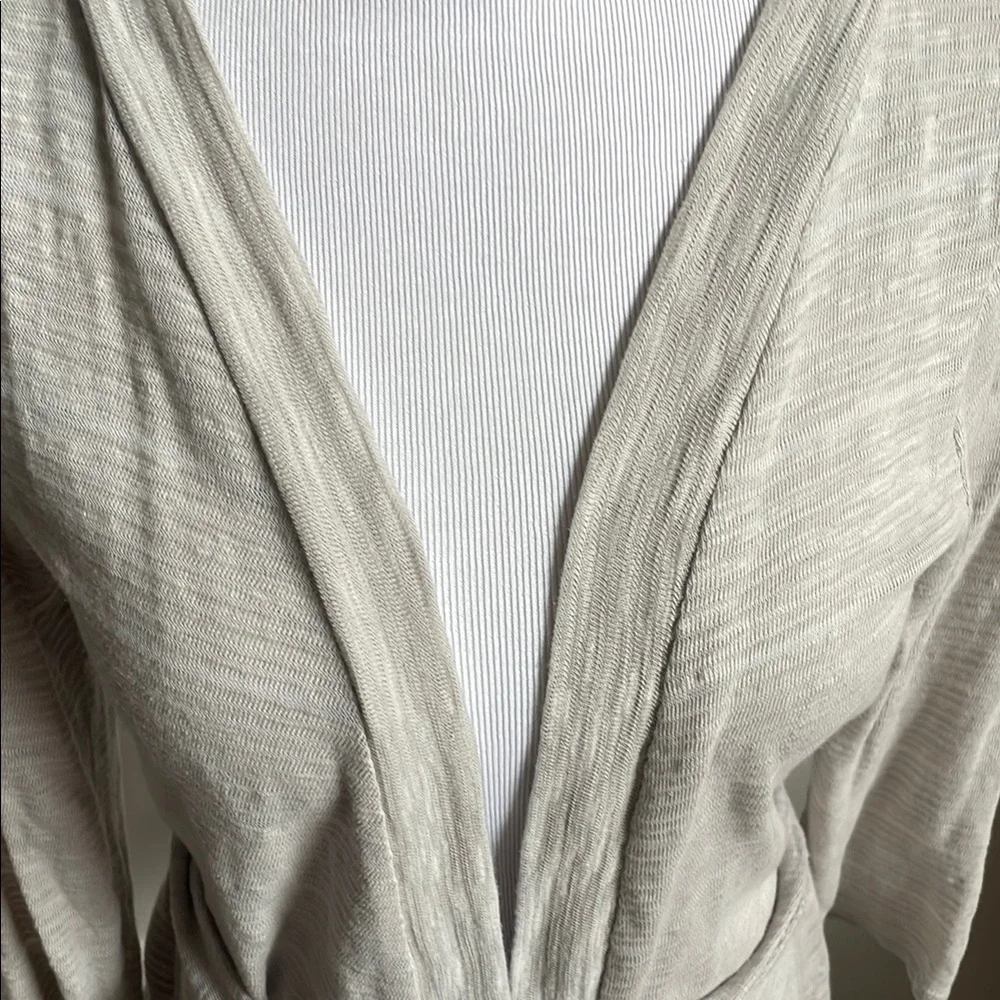 The Limited gray tie waist Sweater - Picture 2 of 5